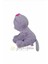 Sevimli Oturan Pembe Tokalı Camgöz Peluş Kedi 30 cm 4