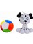 Peluş Dalmaçyalı Köpek 20 cm ve Peluş Top 12 cm - 2 Ürün 1 Arada Oyuncak 1