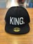 Kıng Nakışlı Siyah Renk Hip Hop Snapback Rapper Basket Cap Şapka 2