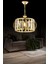 Luxury Gold 27 cm Kristal Taşlı Avize 1