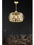 Luxury Gold 27 cm Kristal Taşlı Avize 2