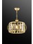 Luxury Gold 27 cm Kristal Taşlı Avize 4