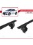 Honda Civic 9 (Fk) Hb 2012-2015 Arası ile Uyumlu Ace-4 Ara Atkı Tavan Barı Siyah 2 Adet 4