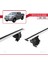 Toyota Hilux 7 (AN30) Post-Facelift 2011-2015 Arası ile Uyumlu Ace-4 Ara Atkı Tavan Barı Gri 2 Adet 4