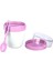 Mixmego Müsli Kabı 650 ml Yoğurt Yulaf Saklama Kabı Beslenme Kabı / Pembe 3