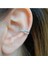 Zirkon Taşlı Minimal Earcuff Deliksiz Kıkırdak Küpesi Çapraz Taşlı Earcuff 4