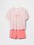 Kız Çocuk Pembe Poplin Pijama Takımı 1