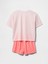 Kız Çocuk Pembe Poplin Pijama Takımı 3
