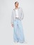 Kadın Mavi Mid Rise Ultrasoft Baggy Jean Pantolon 1