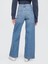 Kadın Mavi High Stride Wide-Leg Ankle Jean Pantolon 3