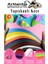 Siyah Yapışkanlı Keçe 50X70 cm 3 Adet 2.0 mm Kendinden Yapışkanlı Renkli Hobi Keçesi Elişi Keçe Kumaşı Anasınıfı 2