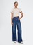 Kadın Lacivert Sky High Rise Stride Wide-Leg Jean Pantolon 1