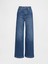 Kadın Lacivert Sky High Rise Stride Wide-Leg Jean Pantolon 3