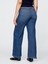 Kadın Lacivert Sky High Rise Stride Wide-Leg Jean Pantolon 4