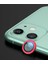 Apple iPhone 12 Mini Uyumlu Cl-07 Kamera Lens Koruyucu-Kırmızı 1