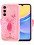 Samsung Galaxy A15 Kılıf Kamera Korumalı Figür Tasarımlı Kapya Kapak-Koyu Kahve 3