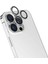Apple iPhone 16 Pro Max Cl-15 Parmak Izi Bırakmayan Anti-Reflective Kamera Lens Koruyucu-Gümüş 1