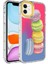 Apple iPhone 12 Uyumlu Kamera Korumalı Renkli Desenli Sert Silikon Korn KAPAK-NO12 1