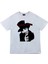 Marilyn Manson Baskılı Unisex %100 Pamuk Beyaz T-Shirt 1