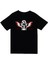 Marilyn Manson Baskılı Unisex %100 Pamuk Siyah T-Shirt 1