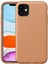 Apple iPhone 11 Kılıf Natura Kapak-Kahverengi 1
