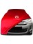 Citroen C4 Aircross (2012 - 2017) Kırmızı Kumaş Araba Branda Logolu Kumaş Araba Brandası Penye Oto Branda 1