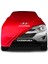 Hyundai Tucson (2009 - 2013) Kırmızı Kumaş Araba Branda Logolu Kumaş Araba Brandası Penye Oto Branda 1