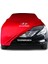 Hyundai Sonata 6 (2009 - 2012) Kırmızı Kumaş Araba Branda Logolu Kumaş Araba Brandası Penye Oto Branda 1