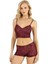 Miraxx Bordo Saten Şort Takımı 9219 1