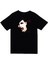Marilyn Manson Baskılı Unisex %100 Pamuk Siyah T-Shirt 1
