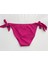 Pembe Kalın Ip Bağcıklı Bikini Altı 4