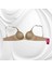Wiolina 4090 Petek Desenli Lazer Kesim Dikişsiz Push Up (Dolgulu) Siyah Sütyen 2