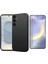Samsung Galaxy S25 Plus Uyumlu Kılıf Esnek Silikon Telefon Kılıfı ve Temperli Cam Ekran Koruyucu 1