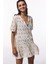 Ekru Mambo Crinkle Kaftan 4