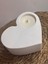 Kalp Şeklinde Beton Tealight Mumluk / Mum 2