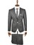 Slim Fit Çizgili Tek Düğme Tek Yırtmaç 2 Li Takım Elbise 2300101 1