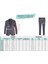 Slim Fit Çizgili Tek Düğme Tek Yırtmaç 2 Li Takım Elbise 2300101 3