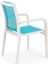 SY-2528 Plastik Fileli Bahçe Koltuk Sandalye 4'lü Set 2
