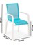 SY-2528 Plastik Fileli Bahçe Koltuk Sandalye 4'lü Set 3