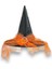 Vıp Halloween Hat Tüllü Turuncu Siyah Cadılar Bayramı Şapkası Cadılar Bayramı Kostüm Aksesuarları 2