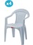 SY-2510 Plastik Bahçe Koltuk Sandalye 4'lü Set 1