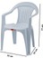 SY-2510 Plastik Bahçe Koltuk Sandalye 4'lü Set 2