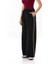 Beli Bağlamalı Yanları Şeritli Wide Leg Jean 2