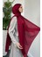 Jan Jan Abiye Şal Bordo 1