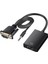 VGA To HDMI Çevirici Adaptör Ses Girişli (4887) 1
