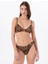 Çok Renkli Kadın Leopar Ipli Klasik Bikini Alt Bony 1