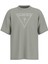 Z4bı02ı3z14g855 Azha Cn Over Tshırt Yeşil Yuvarlak Yaka Oversized Desenli Erkek T-Shirt 1