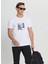 Bisiklet Yaka Baskılı Beyaz Erkek T-Shirt ACE091252072_BYZ 1