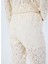 Standart Bel Normal Beyaz Kadın Pantolon F5SL-PNT0036 5
