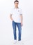 Orta Bel Slim Fit Lacivert Erkek Denim Pantolon Vegas Slım - 1175 2